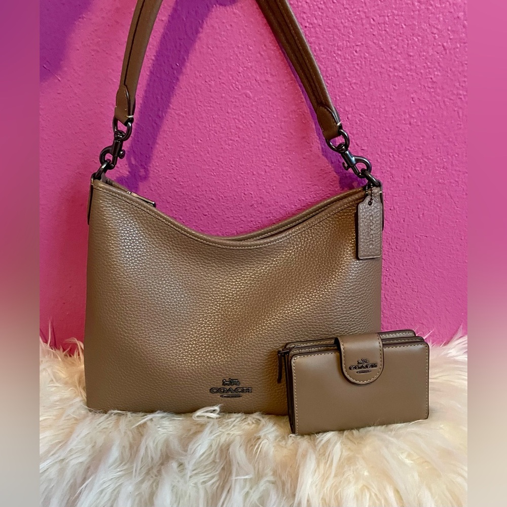 Coach Laurel Shoulder Bag and Wallet Set